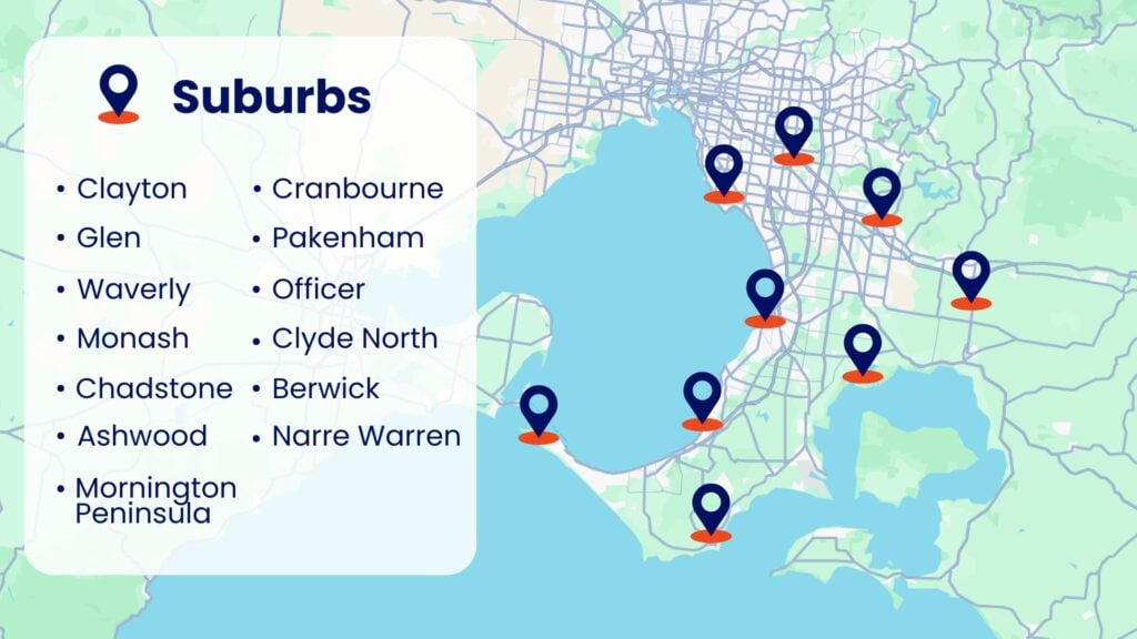 Jonaz Power and Flow suburbs map