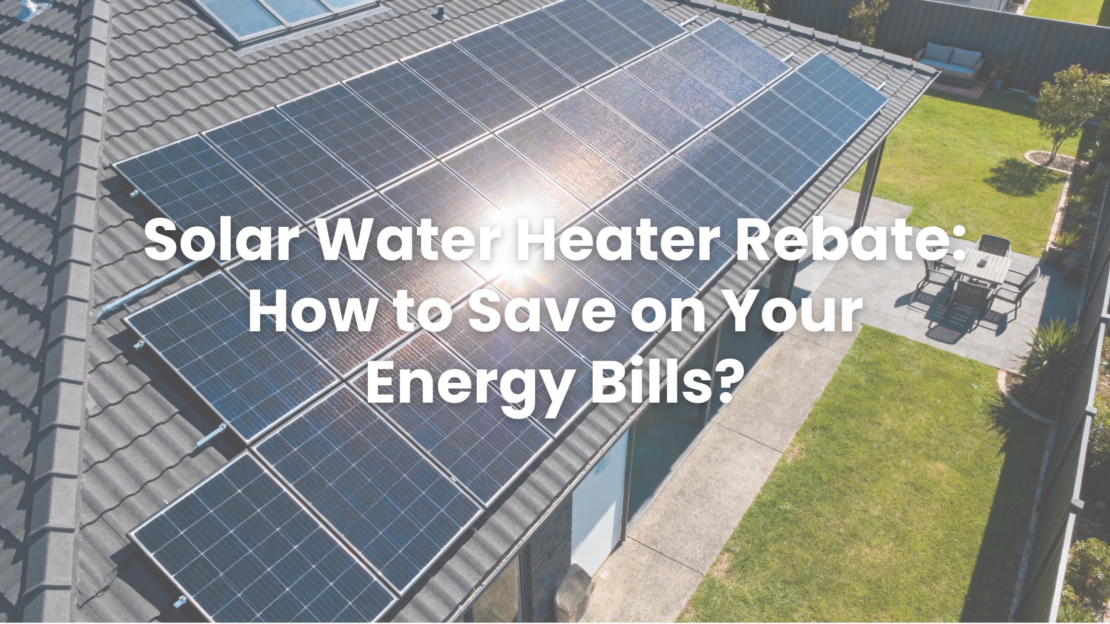 Solar Water Heater Rebate